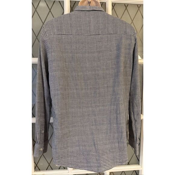 Julian & Mark Jamm Group Limited Stretch Button-Up Mens Textured Shirt Size L - Picture 3 of 7